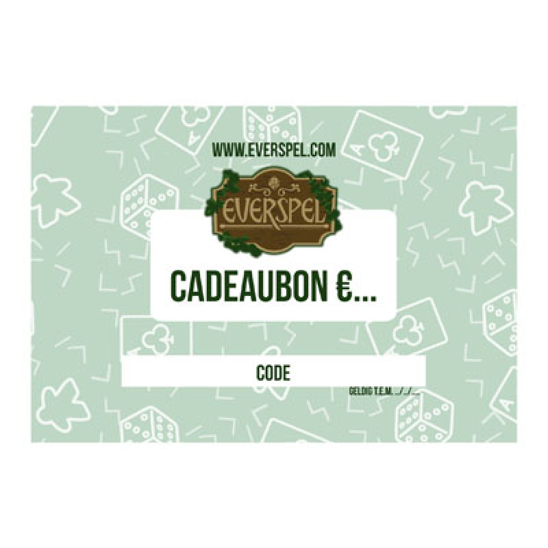 Cadeaubon €25 tot €40